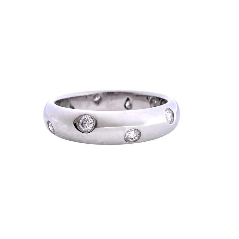 BAGUE TIFFANY CO PT ETOILE 6.3GR  ET DIAMANTS