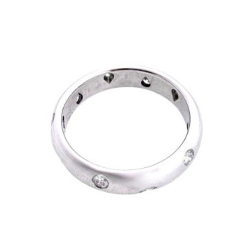 BAGUE TIFFANY CO PT ETOILE 6.3GR  ET DIAMANTS
