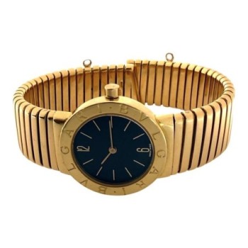 Montre Bvlgari Tubogas Vintage en Or 18ct 89.10Gr / SANS MECANISME 75gr Gr Ref A5011