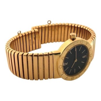 Montre Bvlgari Tubogas Vintage en Or 18ct 89.10Gr / SANS MECANISME 75gr Gr Ref A5011