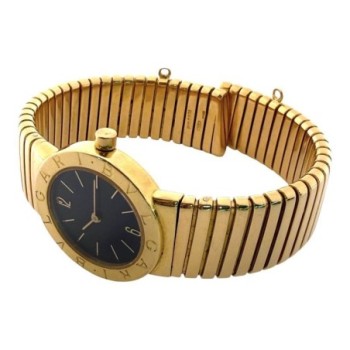 Montre Bvlgari Tubogas Vintage en Or 18ct 89.10Gr / SANS MECANISME 75gr Gr Ref A5011