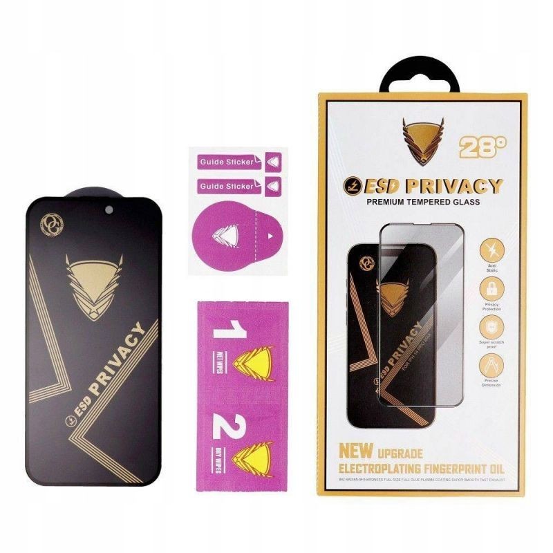 VERRE TREMPE IPHONE 15 PRO MAX PRIVACY