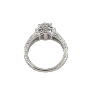 BAGUE OR 14K ZIRCONS 4.6GR T52