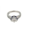 BAGUE OR 14K ZIRCONS 4.6GR T52