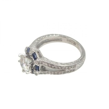 BAGUE OR 14K ZIRCONS 4.6GR T52