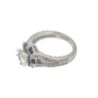 BAGUE OR 14K ZIRCONS 4.6GR T52