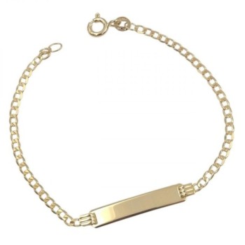 GOURMETTE OR JAUNE 18K 2.65GR 16CM