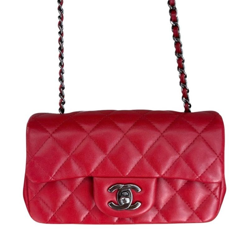 SAC CHANEL MINI TIMELESS ROUGE