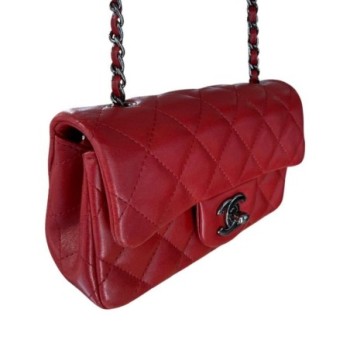 SAC CHANEL MINI TIMELESS ROUGE