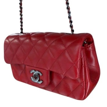 SAC CHANEL MINI TIMELESS ROUGE