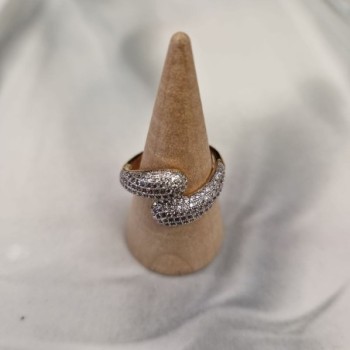 BAGUE PLAQUÉE OR T53