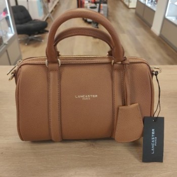 SAC A MAIN LANCASTER POLOCHON MILANO ANA CUIR MARRON