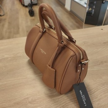 SAC A MAIN LANCASTER POLOCHON MILANO ANA CUIR MARRON