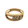 BAGUE MESSIKA NOVE 3 DIAMANTS OR ROSE 18CT T52