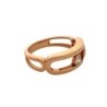 BAGUE MESSIKA NOVE 3 DIAMANTS OR ROSE 18CT T52