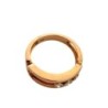 BAGUE MESSIKA NOVE 3 DIAMANTS OR ROSE 18CT T52