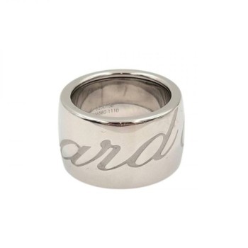 BAGUE CHOPARDISSIMO OR BLANC 18K 23.60GR T 53 14MM BOITE CERTIFICAT 2019
