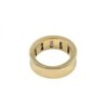 BAGUE OR JAUNE  18K 12.18GR DIAMANTS T 55