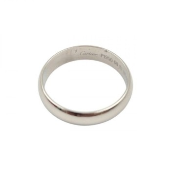 ALLIANCE 1895 DE CARTIER PLATINE 950 6.83GR T 60 BOITE CERTIFICAT 2016