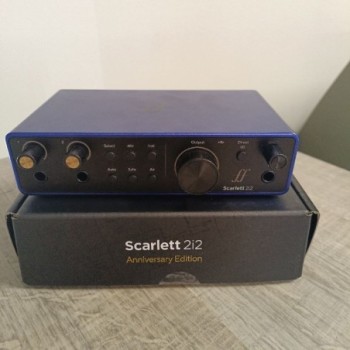 Focusrite Scarlett 2i2 USB-C Audio Interface 40th Anniversary Edition