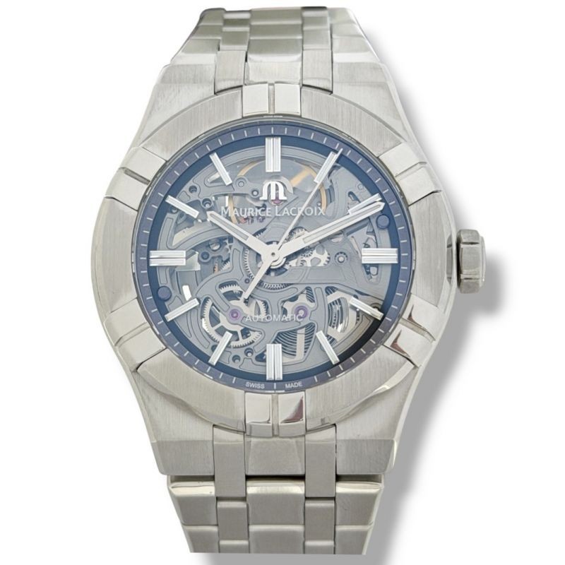 MAURICE LACROIX SQUELETTE AUTO 39MM AI6007-5502-030-1 Full set 2024