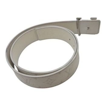 CEINTURE LOUIS VUITTON TGRAMA AN 90 BLANC M0713