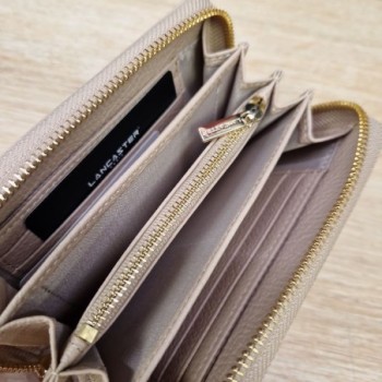 PORTEFEUILLE LANCASTER BEIGE