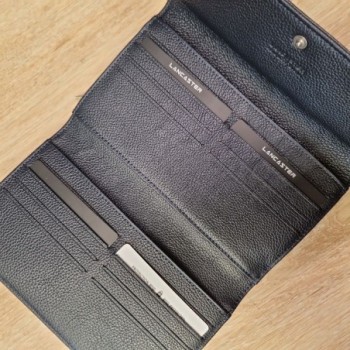 PORTEFEUILLE LANCASTER GRAND BLEU MARINE