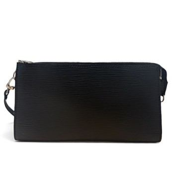 POCHETTE LOUIS VUITTON CUIR EPI NOIR