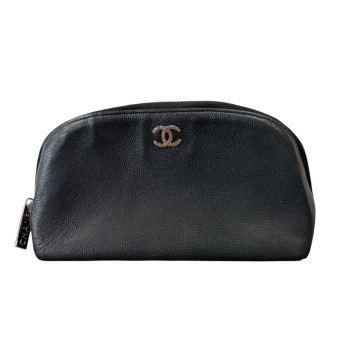 trousse chanel cuir veau grainé occasion petite