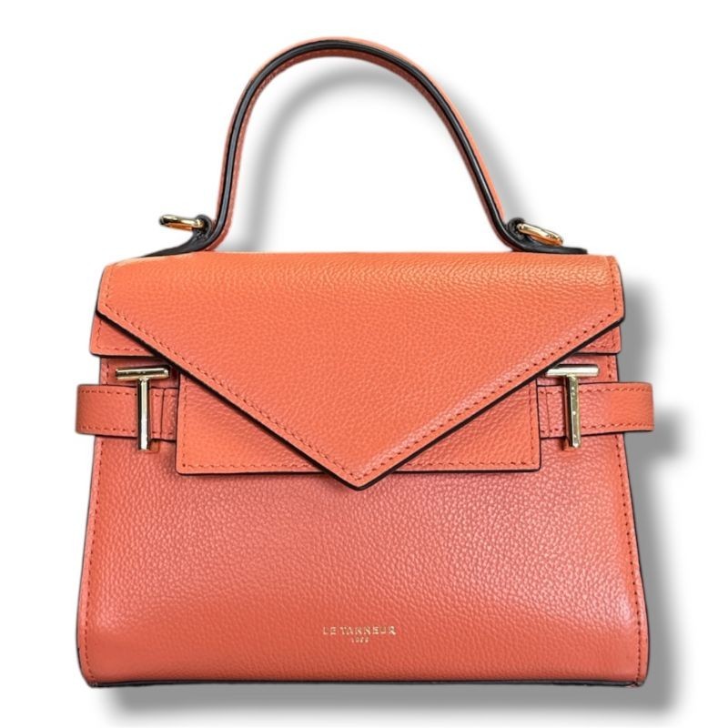 SAC A MAIN LE TANNEUR EMILIE BANDOULIERE CORAIL