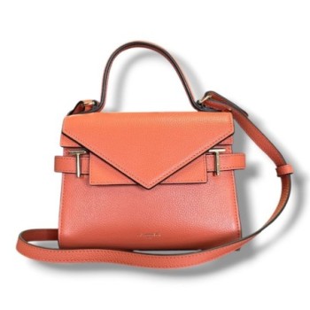 SAC A MAIN LE TANNEUR EMILIE BANDOULIERE CORAIL