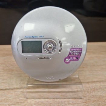 SONY ATRAC MP3 WALKMAN PORTABLE CD PLAYER SILVER D NE700 S