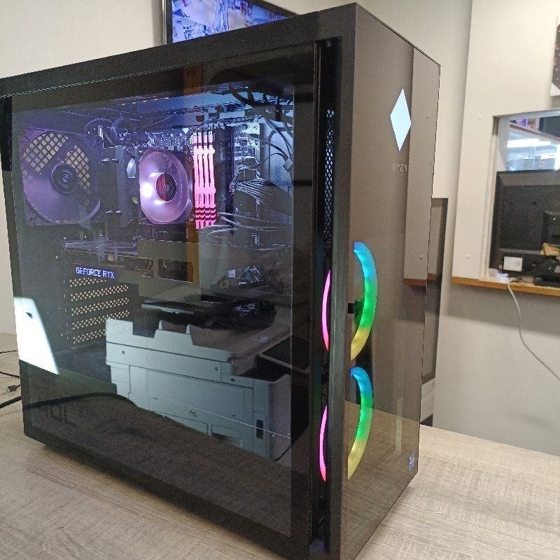 PC GAMER OMEN 40L  RTX 3060 TI 8GB I5 12400F 32GB RAM 1TB HDD+500SSD