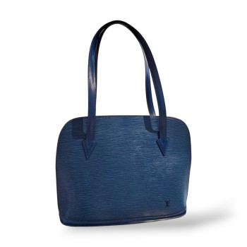 LOUIS VUITTON LUSSAC BLUE EPI +POCHETTE
