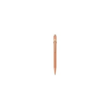 Caran D Ache 849 Brut Rose Ballpoint Pen  Slim Pack  Medium Point  0.7 Mm  Blue Ink