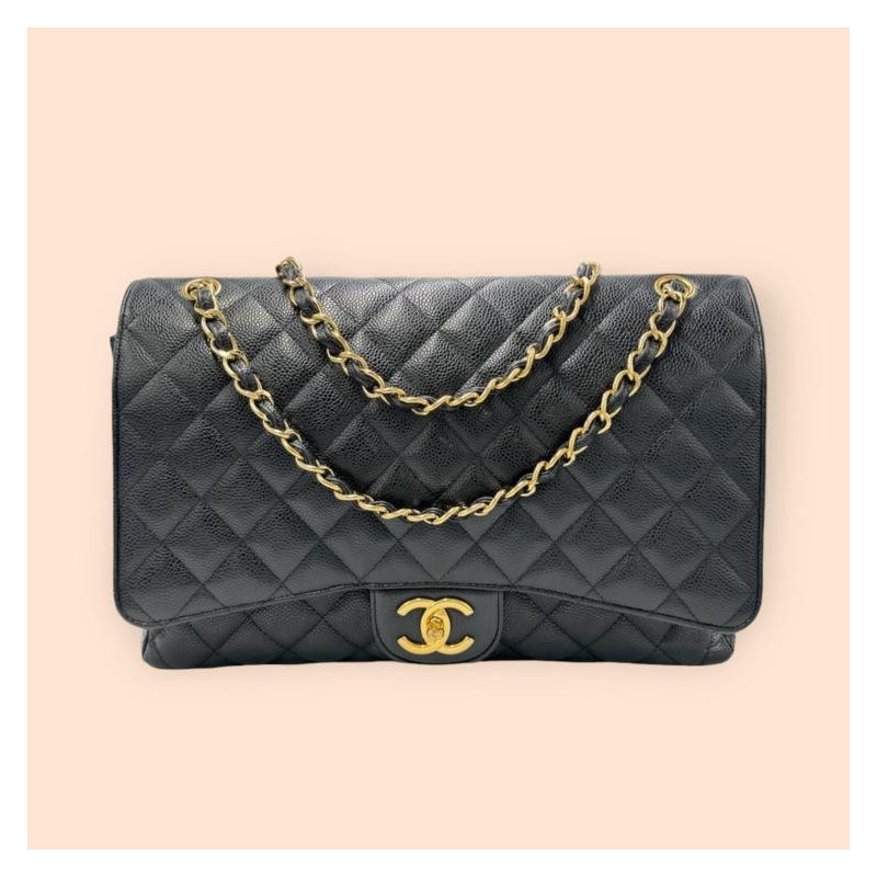 CHANEL TIMELESS MAXI JUMBO NOIR