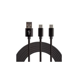 E-SPORT - CABLE DE CHARGE 2 MANETTES TYPE C - 2 M COMPATIBLE PS5