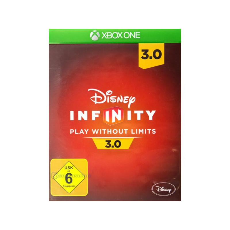 XBOX ONE - DISNEY INFINITY 3.0 NUR SOFTWARE DE VERSION MIT OVP SEHR GUTER ZUSTAND GEBRAUCHT