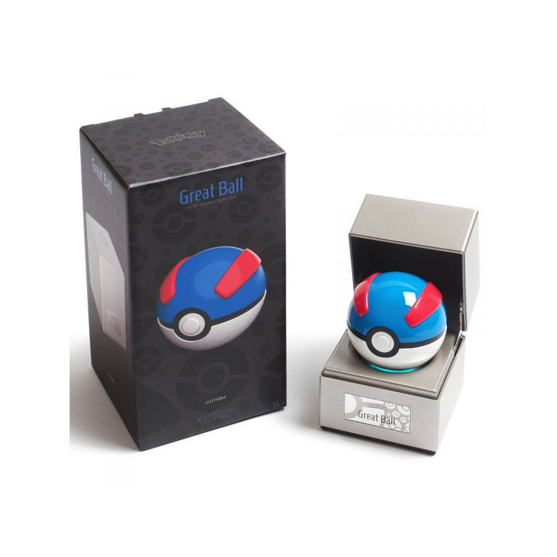 FIGURINE WAND COMPANY POKEMON DIE-CAST GREAT BALL REPLICA