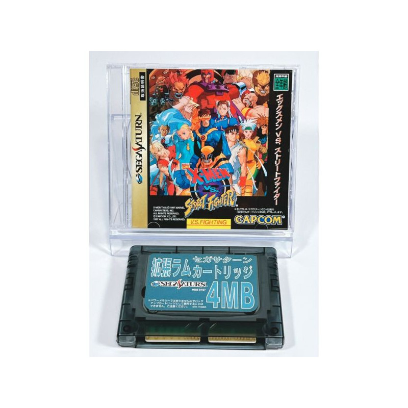 X-MEN VS. STREET FIGHTER SEGA SATURN SS CAPCOM MARVEL