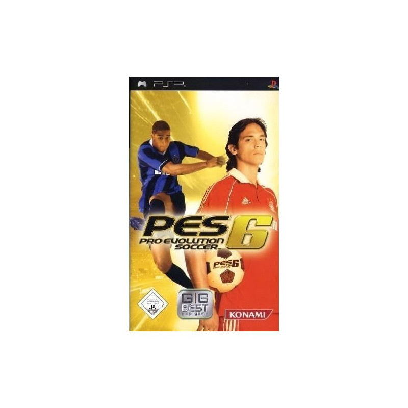 PSP - PRO EVOLUTION SOCCER 6 / PES 6 (MIT OVP) (SEHR GUTER ZUSTAND) (GEBRAUCHT)