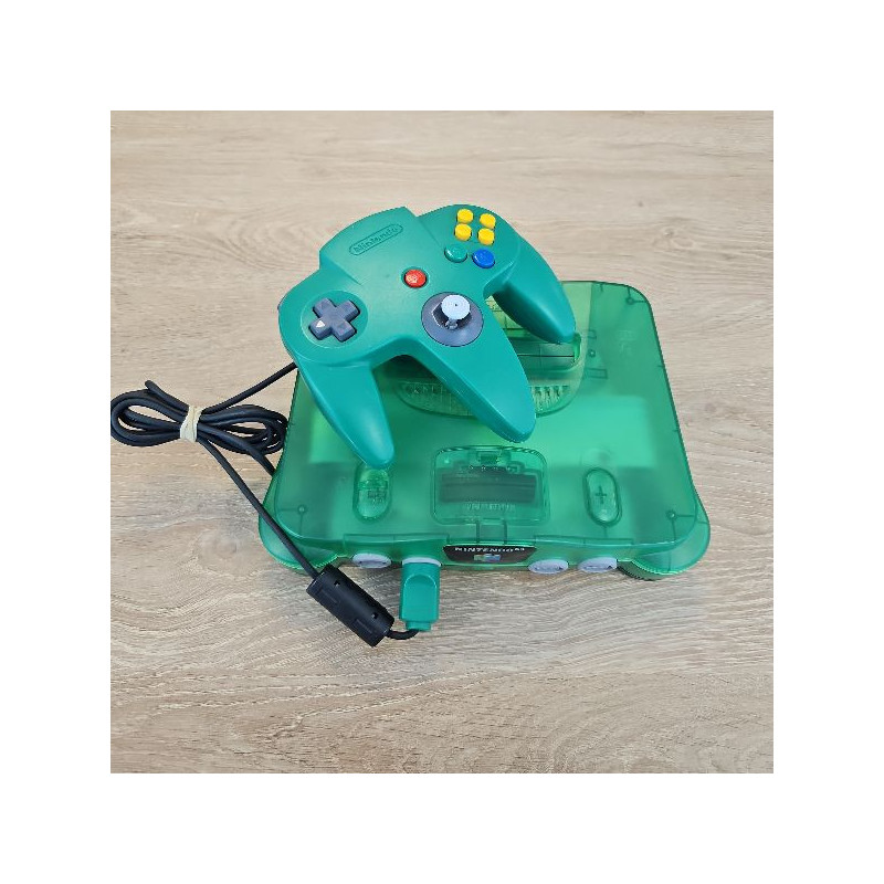 NINTENDO 64 VERT TRANSPARENT