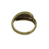 BAGUE OR 18K 4.8GR + BRILLIANTS