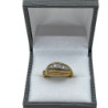 BAGUE OR 18K 4.8GR + BRILLIANTS