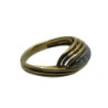 BAGUE OR 18K 4.8GR + BRILLIANTS