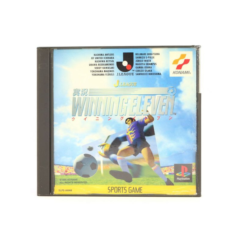 J.LEAGUE JIKKYOU WINNING ELEVEN JAP IMPORT MIT OVP GEBRAUCHT - PS1