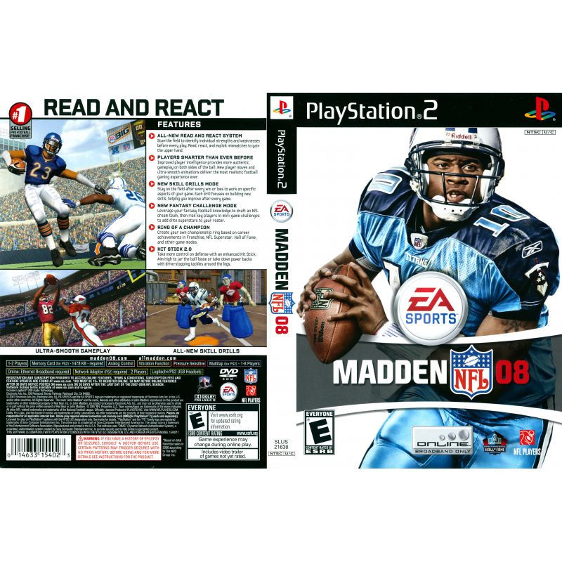 MADDEN NFL 08 - PS2