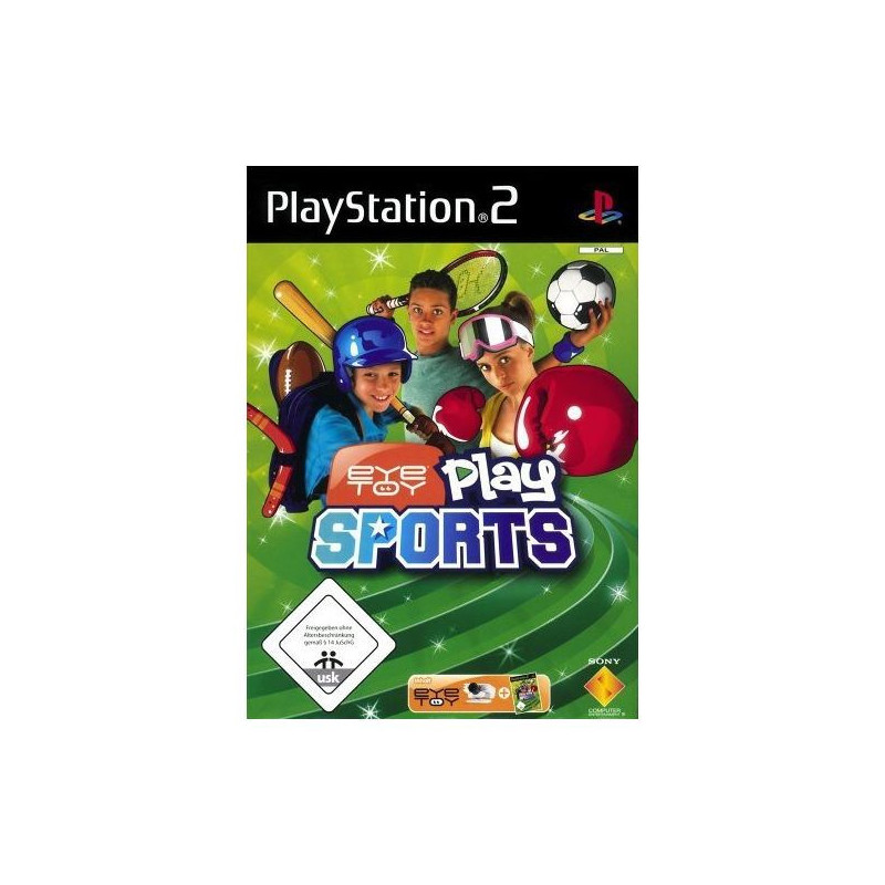 PS2 - EYETOY: PLAY SPORTS  PLATINUM  (NUR SOFTWARE) (AT VERSION) (MIT OVP) (GEBRAUCHT)