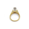 BAGUE EN OR JAUNE 18K & DIAMANT (0.55 CT) 5.54 G T.53